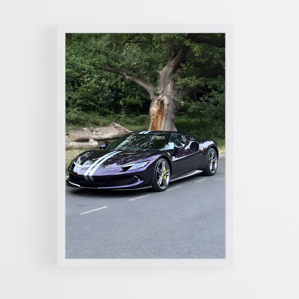Poster gtb figé – affiche Ferrari (vue 3)
